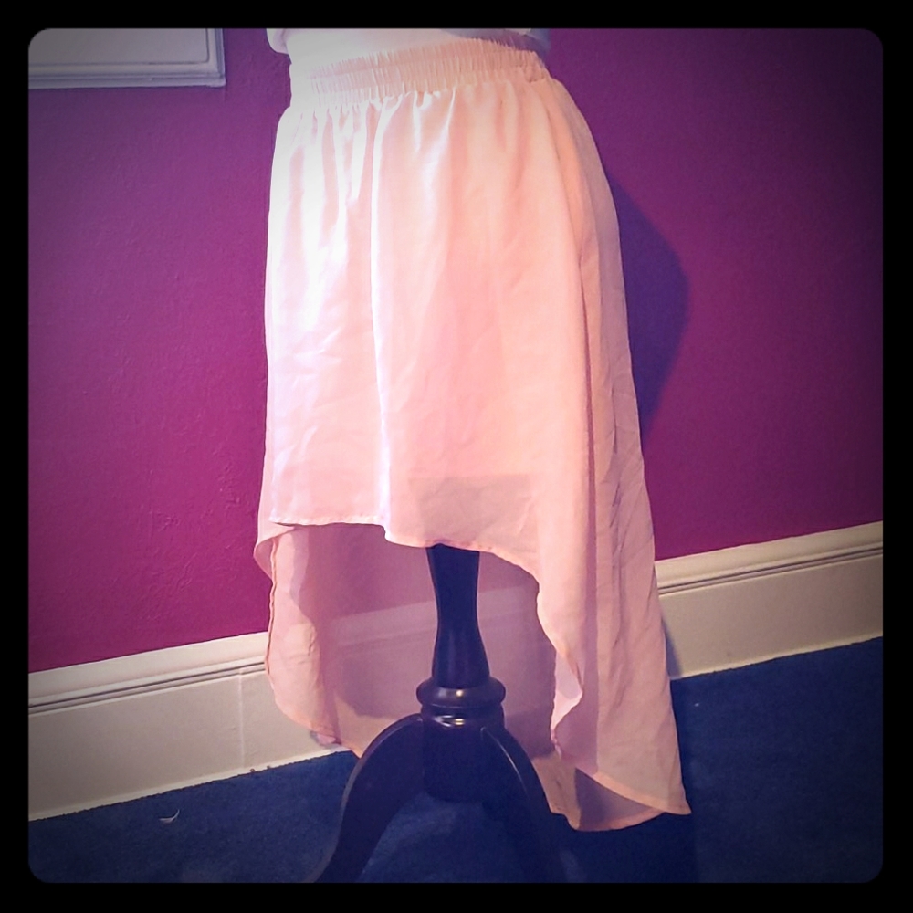 Peachy High low skirt